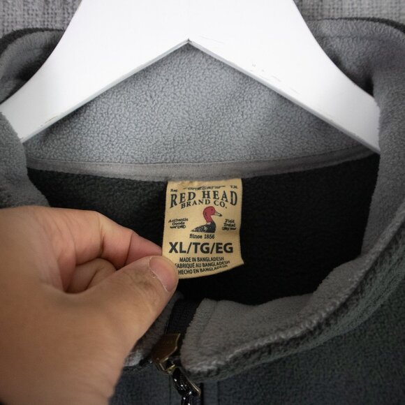 Redhead Brand Two tone Fleece Vest Mens XL - Picture 3 of 9